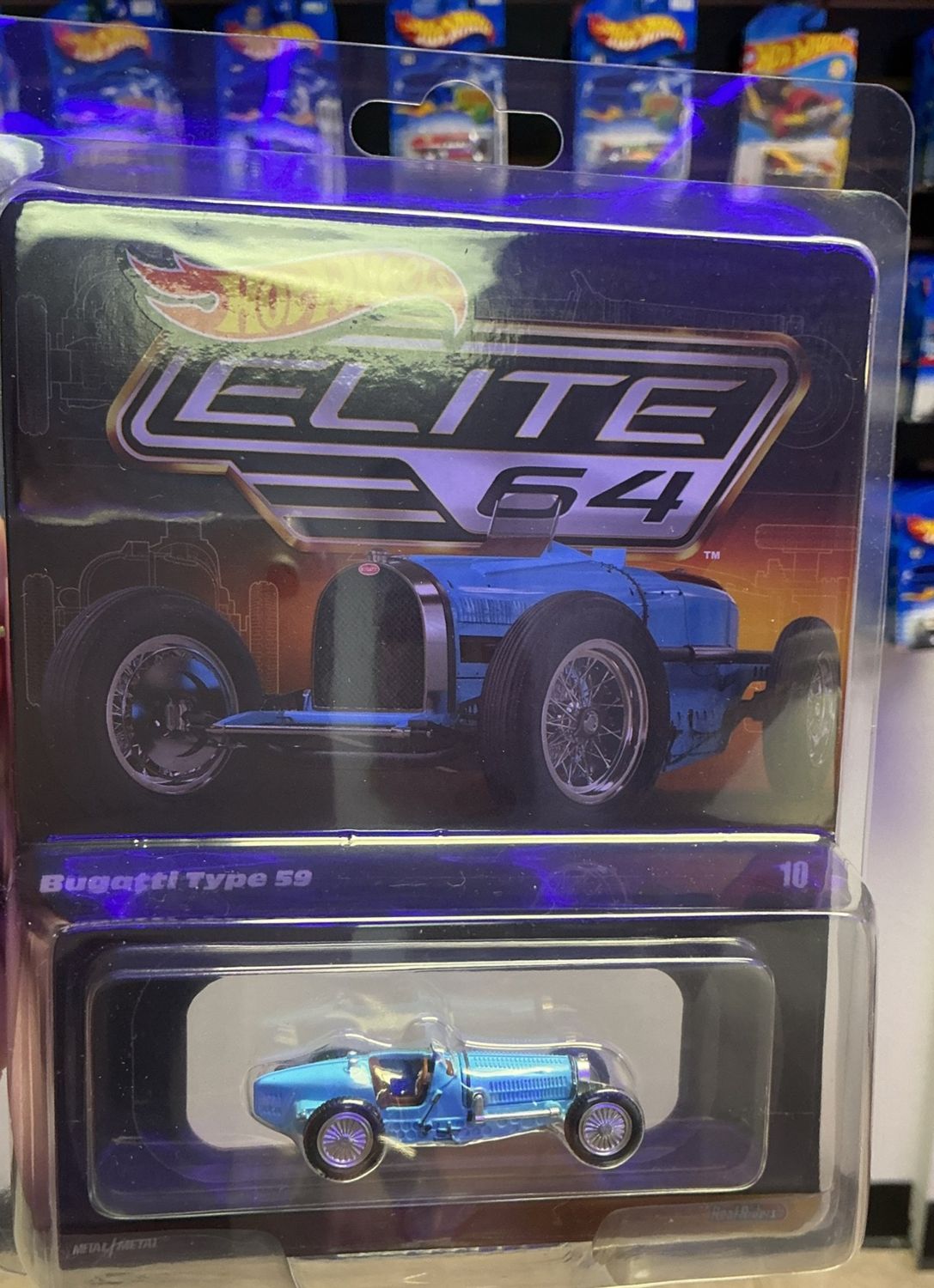 Hot Wheels Collectors Mattel Elite 64 Bugatti HNJ62