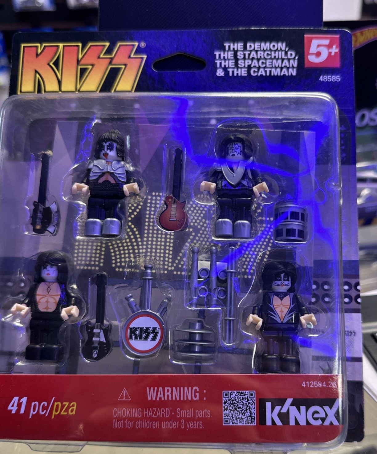 K'Nex KISS Mini Figure Concert Set New Sealed 2012 KISS Catalog Collectible