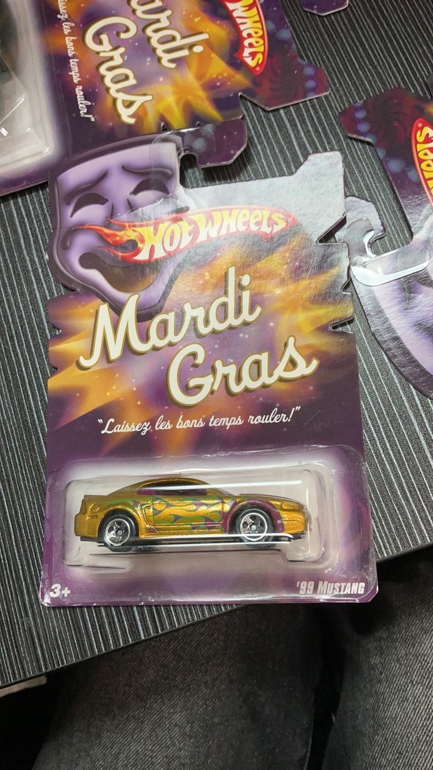  Hot wheels Mardi Gras 99 Mustang