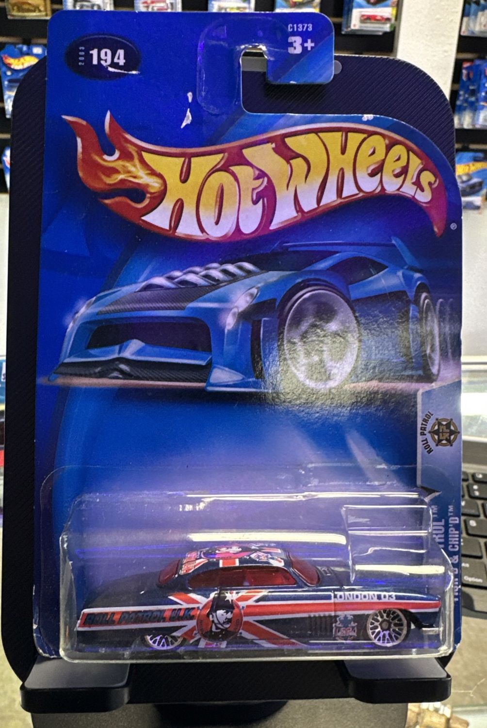 2003 Hot Wheels Featuring ROLL PATROL - FISH'D &amp; CHIP'D - Card #194 - #C1373