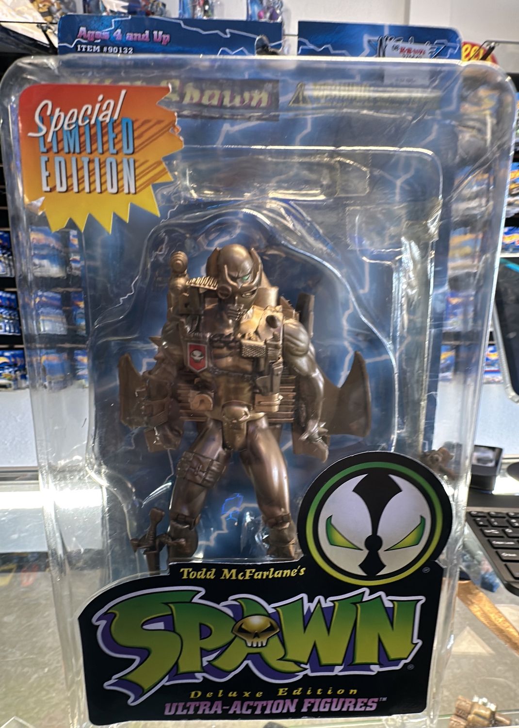 1995 Todd McFarlanes SPAWN Pilot Spawn GOLD Deluxe Edition   