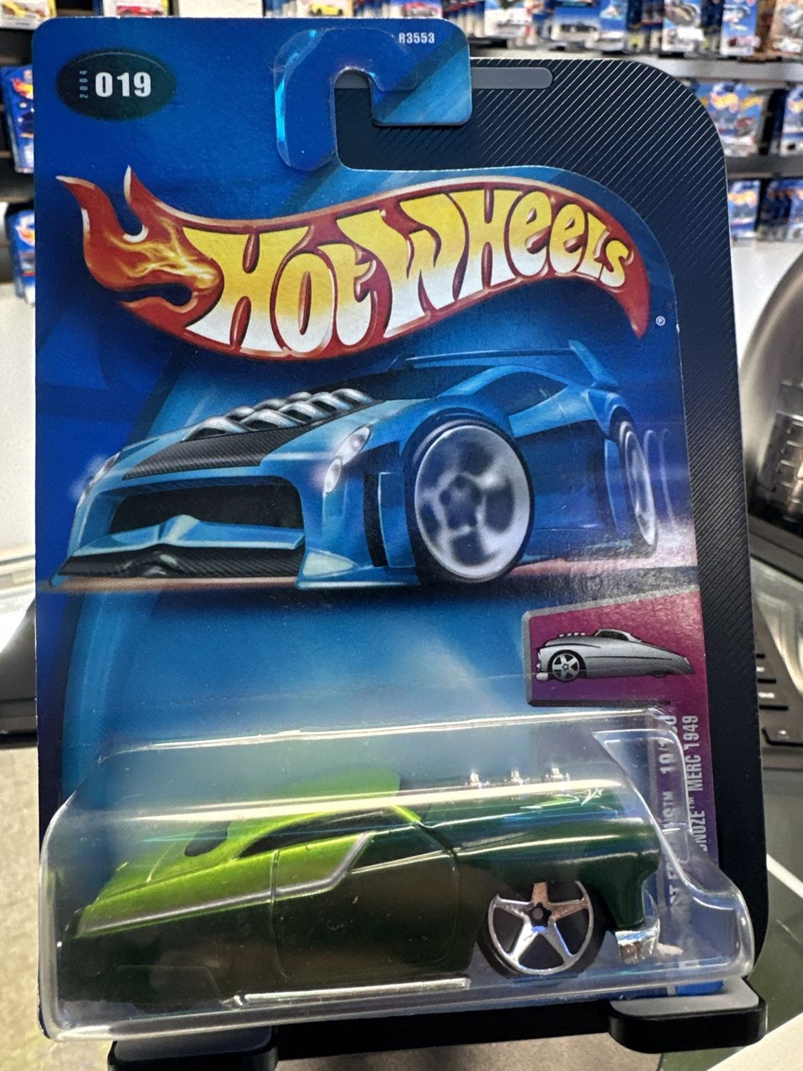 Hot Wheels HARDNOZE MERC 1949 #019 2004 FIRST EDITIONS 19/100 1:64 5 Spoke B3553