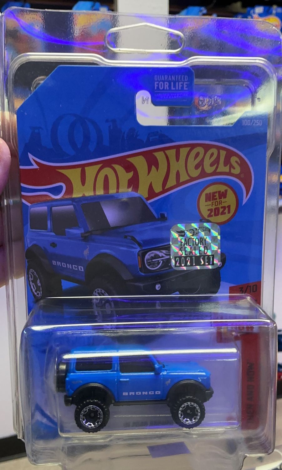 Hot Wheels 2021 Then And Now - 21 Ford Bronco (Blue) #100