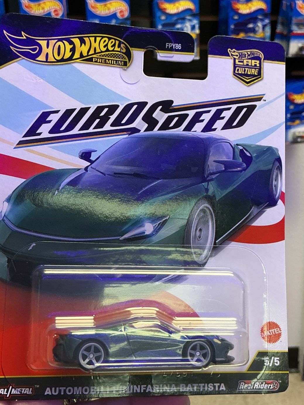 hot wheels premium car culture 2025 euro speed Automobili Pinnfarina Battista