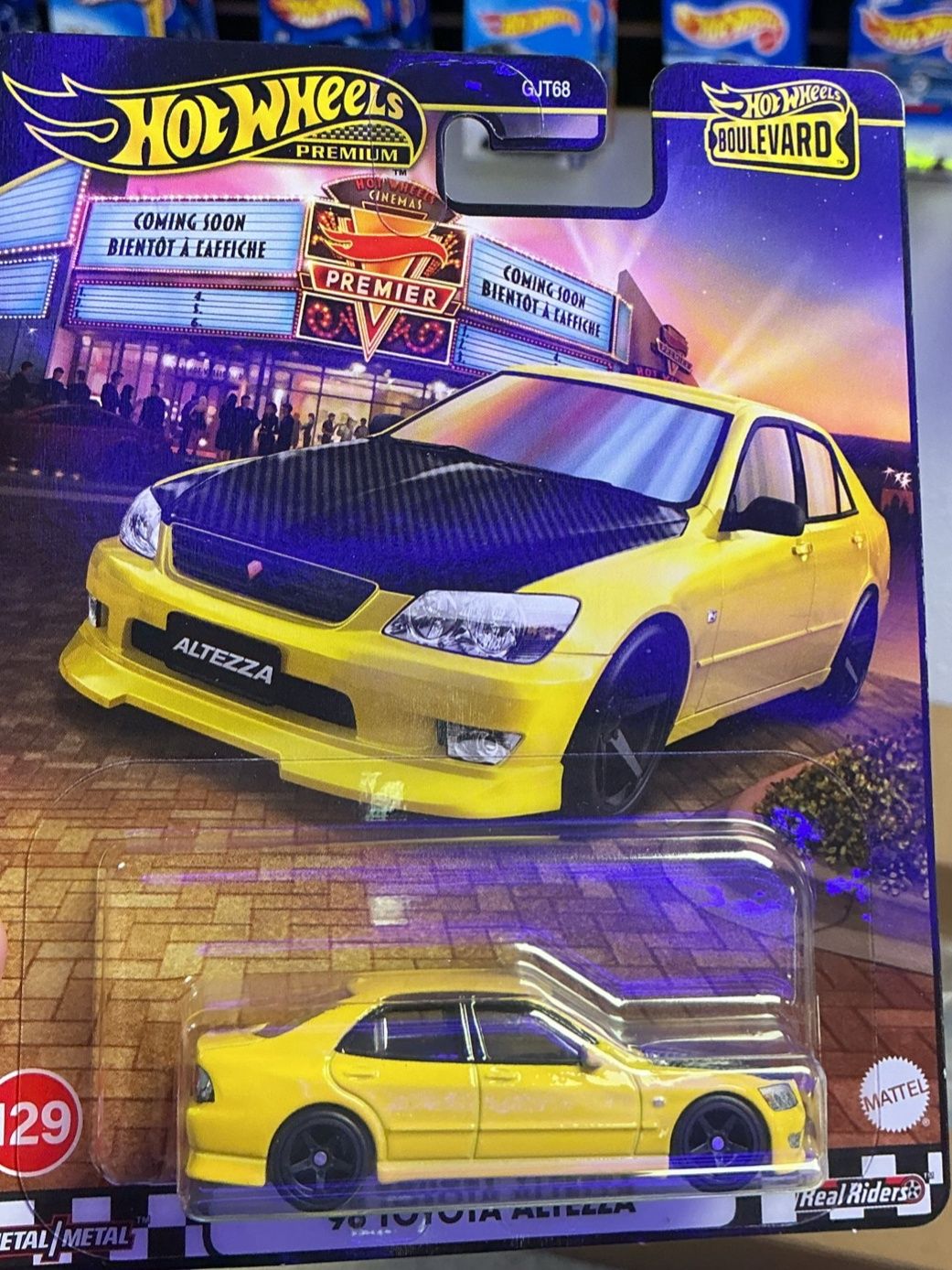 Hot Wheels 2025 Premium Boulevard '98 Toyota Altezza Yellow #129