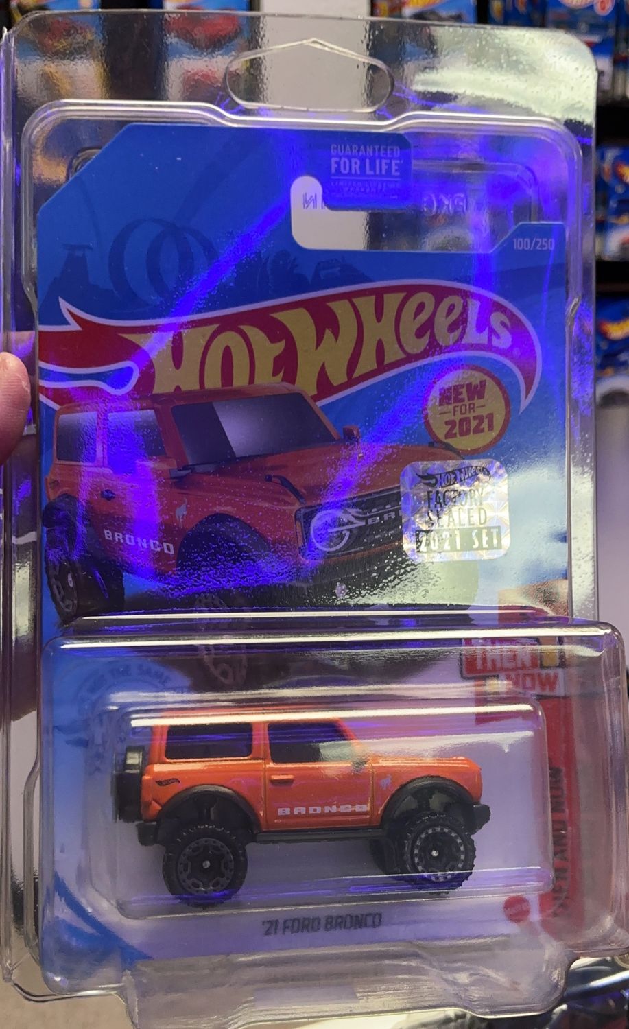 Hot Wheels 2021 #100 2021 Ford Bronco MOC HW Then &amp; Now #6