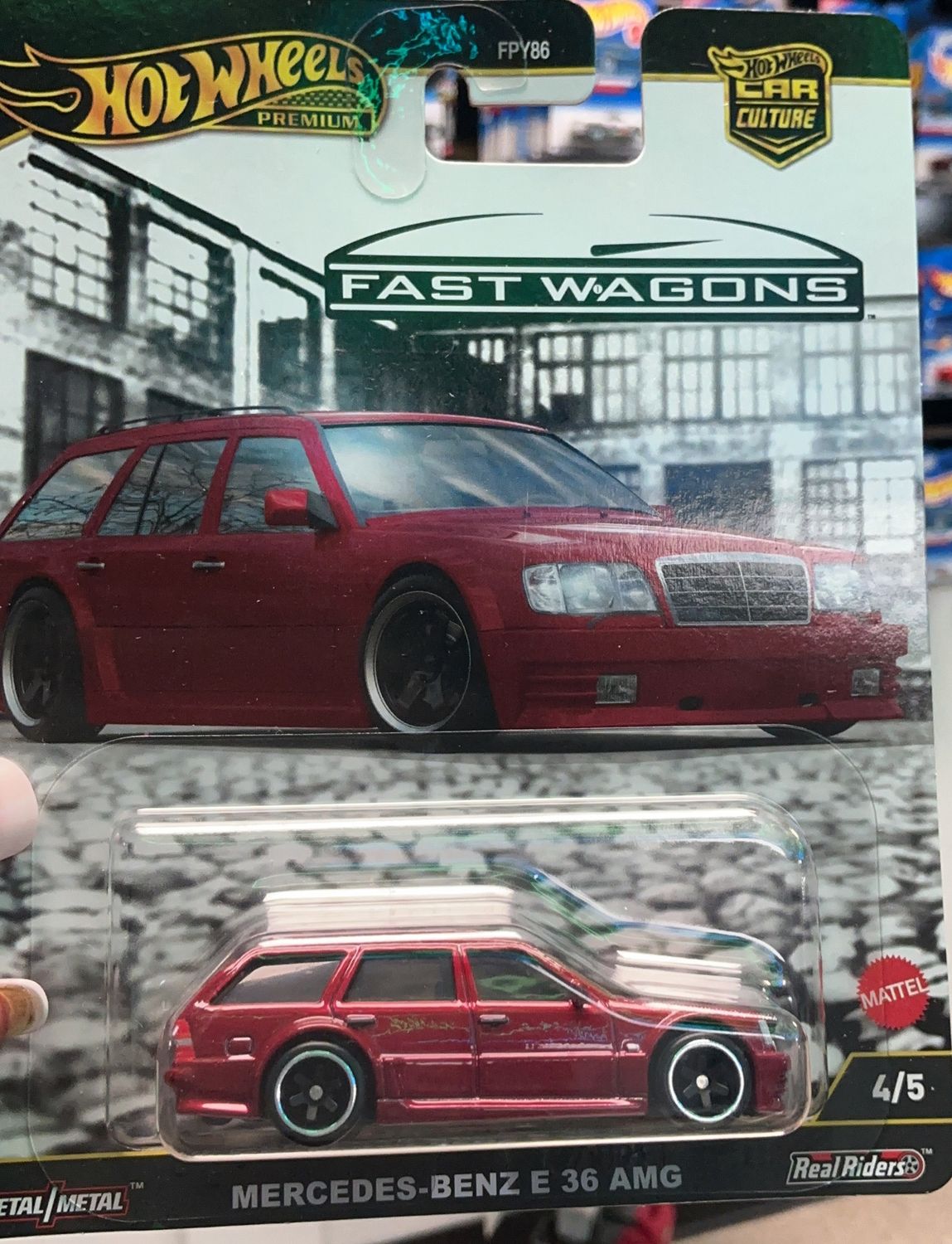 HOT WHEELS PREMIUM CAR CULTURE 2025 FAST WAGONS MERCEDES-BENZ E 36 AMG #3/5