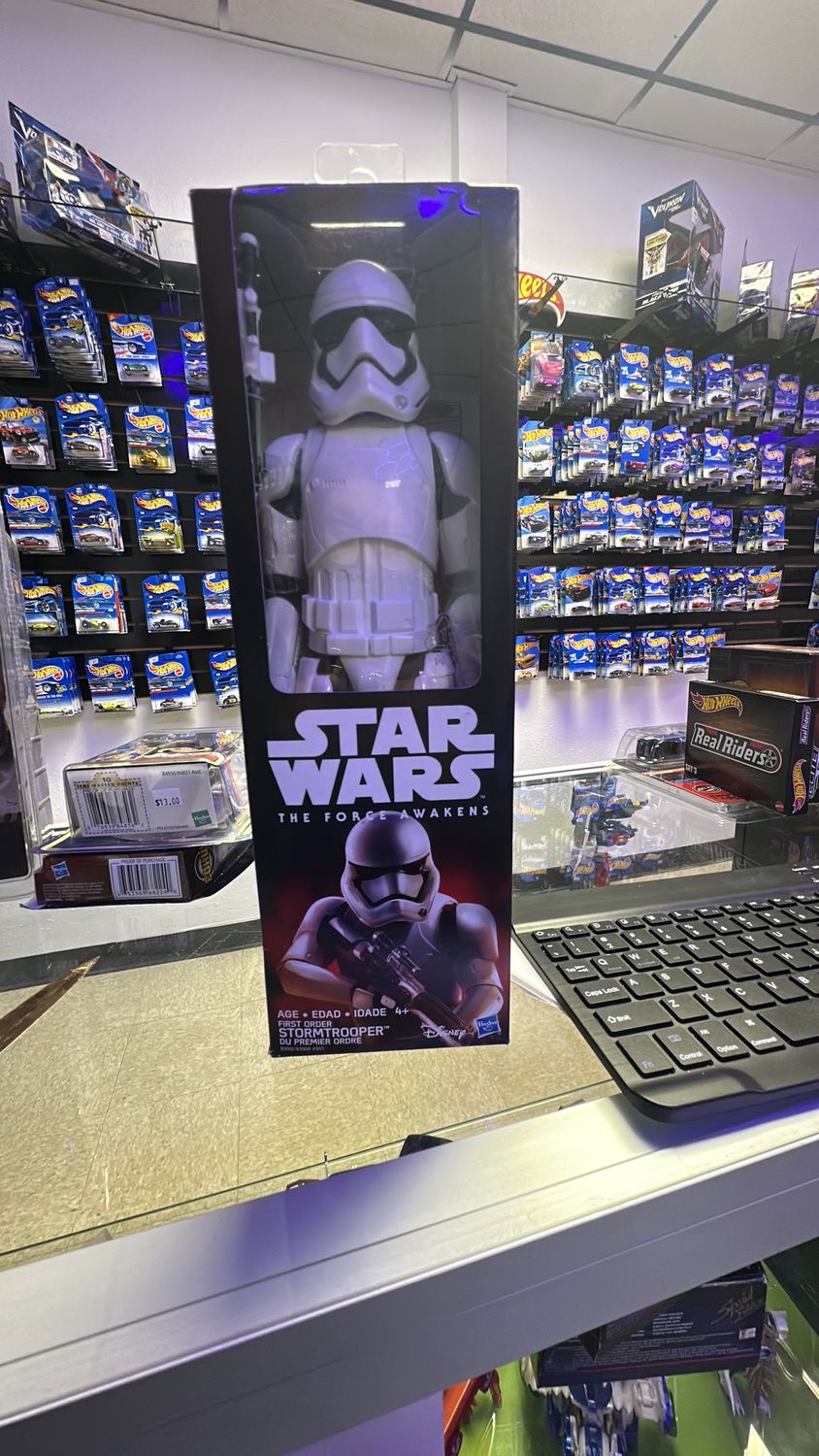 Star Wars The Force Awakens First Order Storm Trooper 12 inch Hasbro NIB #ML