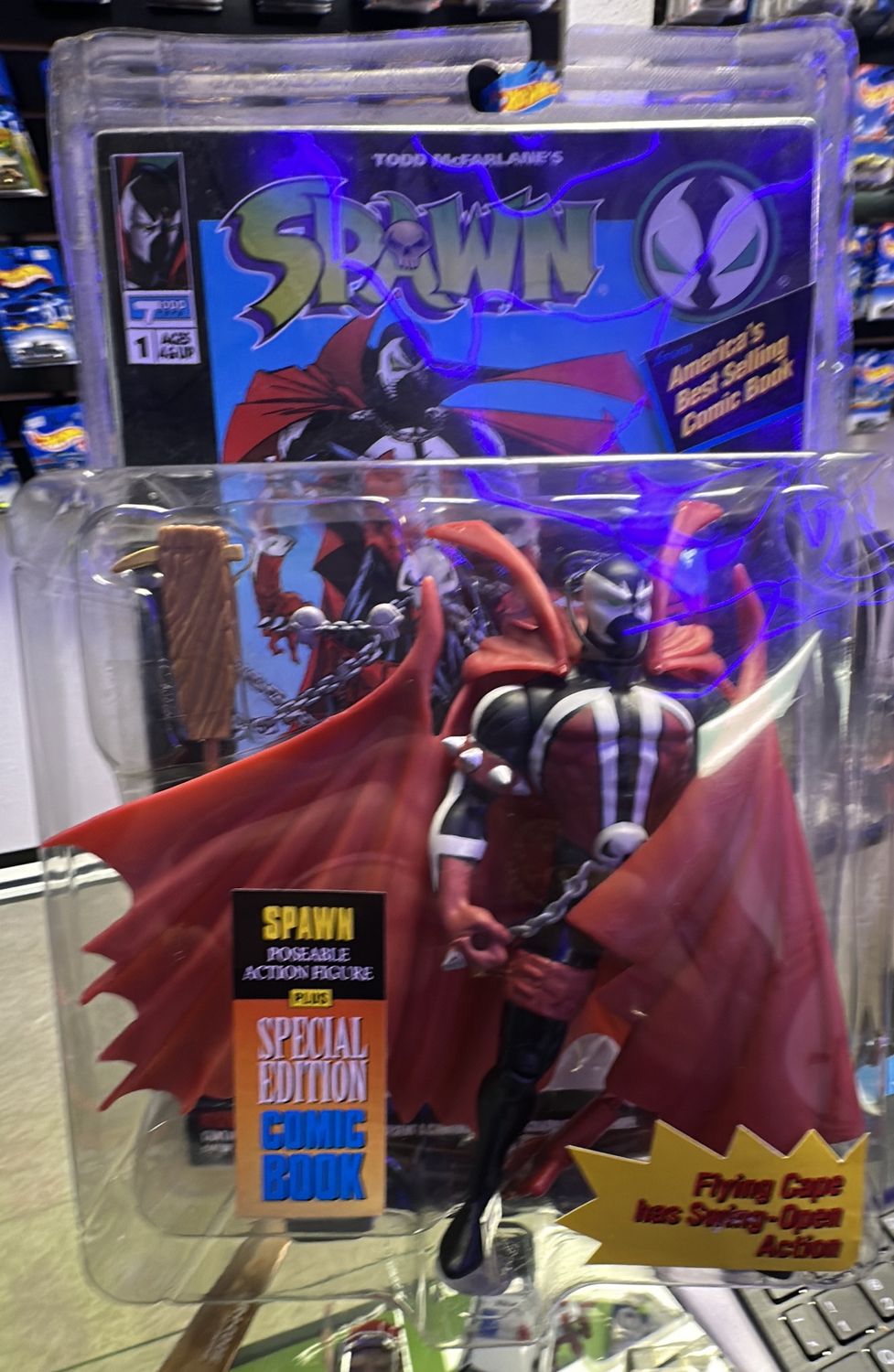 Todd McFarlane’s Spawn Action Figure + Special Edition Comic Book 1994