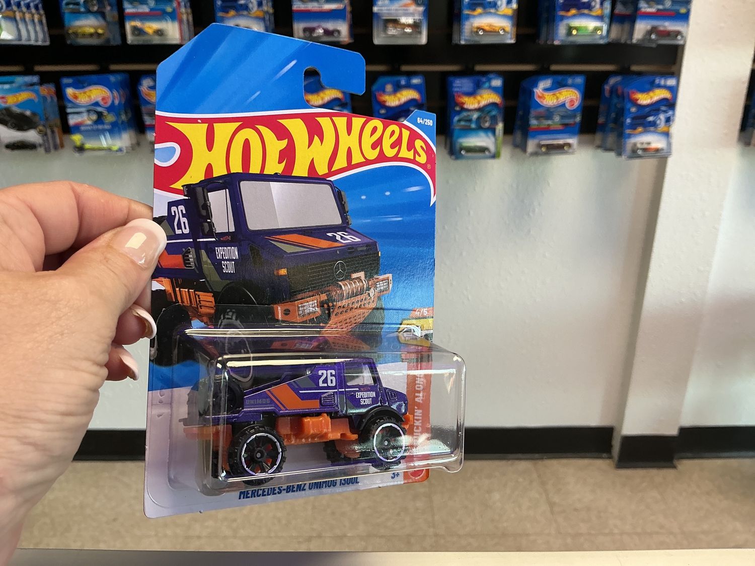 Hot Wheels 1:64 Truckin' Along Mercedes-Benz Unimog 1300L