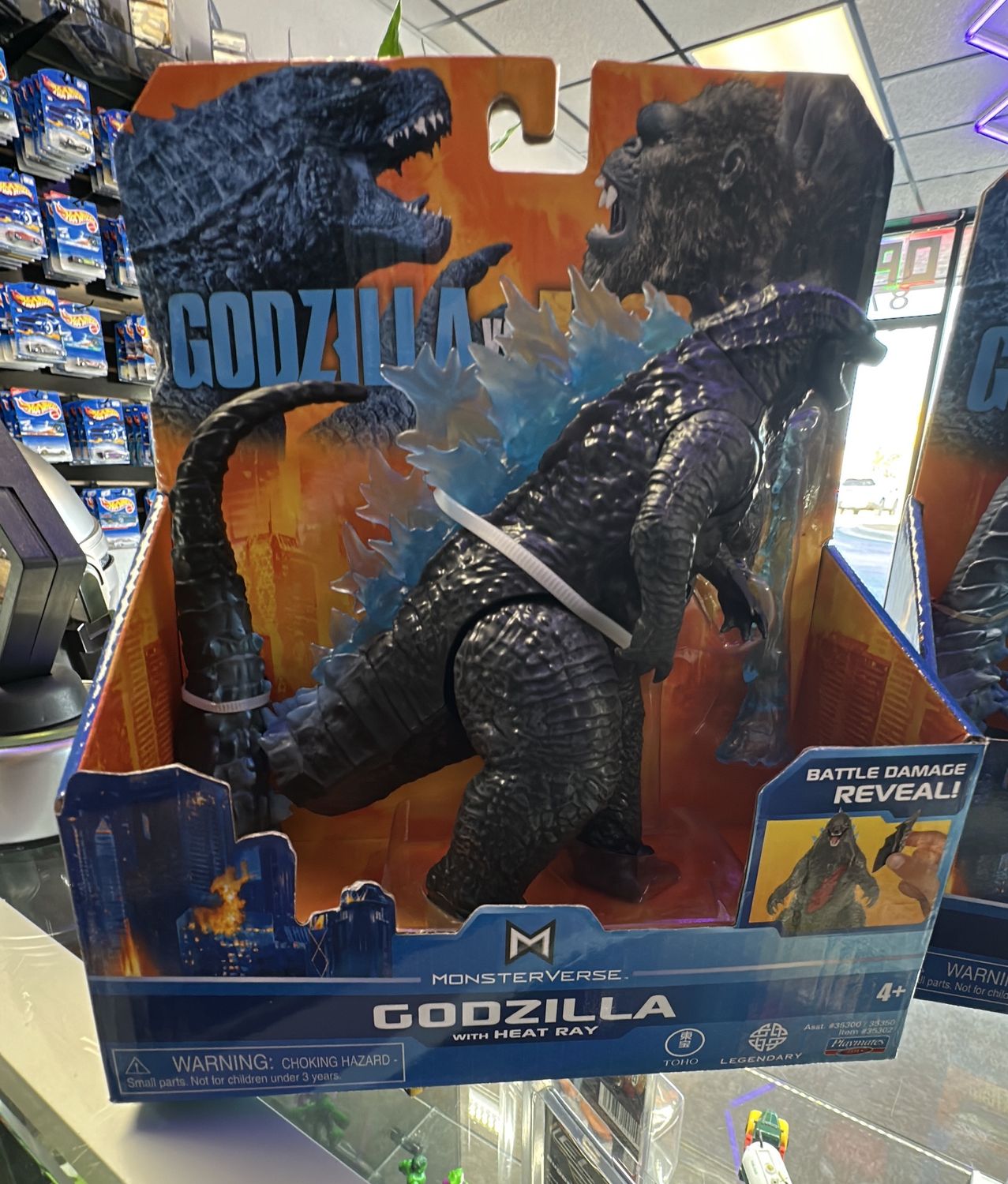 GODZILLA W/ RADIO TOWER  &amp; Battle Damage MONSTERVERSE 2020
