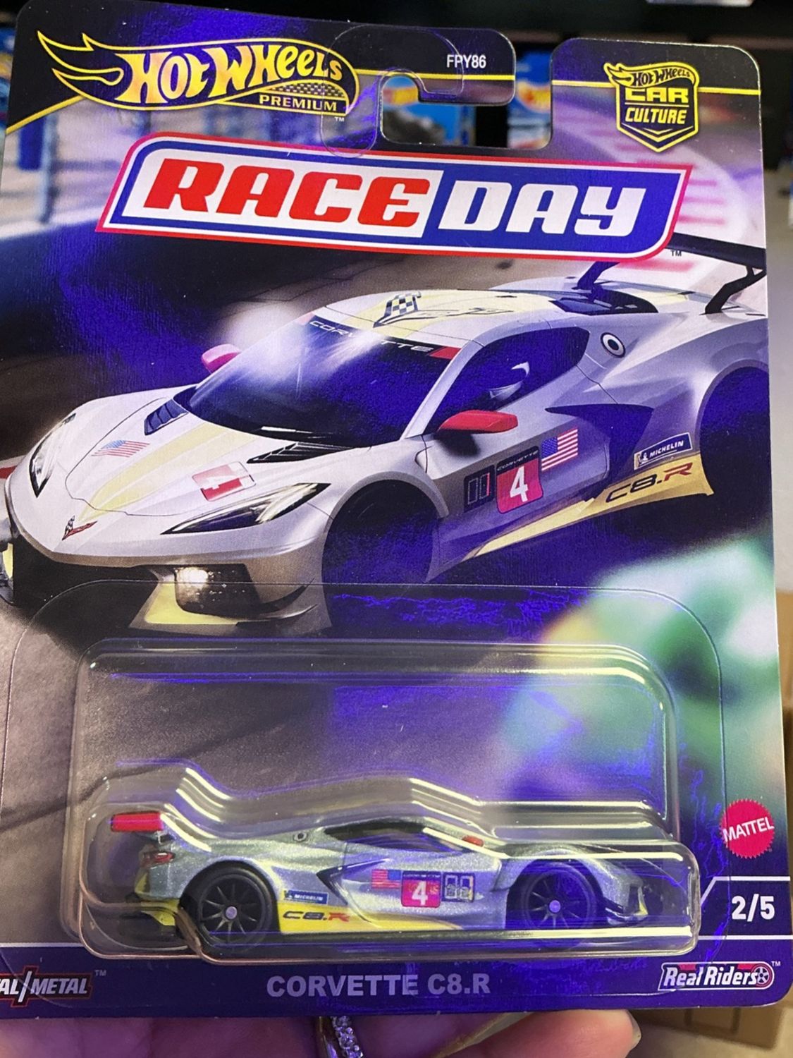 2024 Hot Wheels Car Culture Race Day Corvette C8.R  #2/5 HRV95-7B2