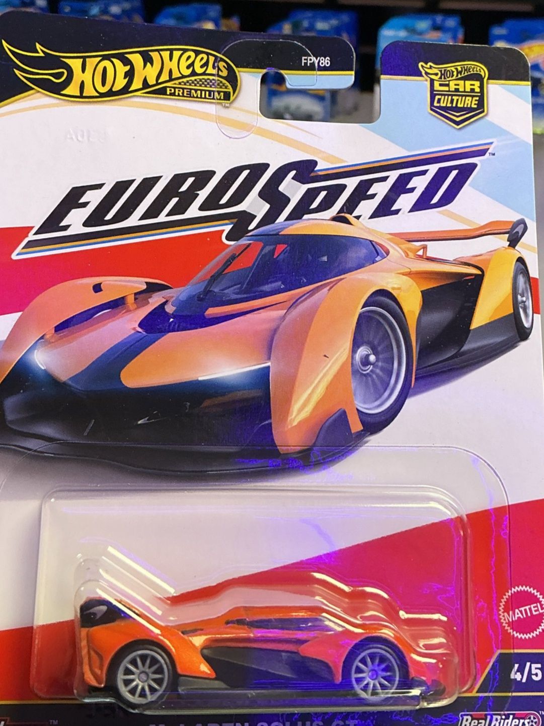 Hot Wheels McLAREN Solus GT EuroSpeed Orange Premium 