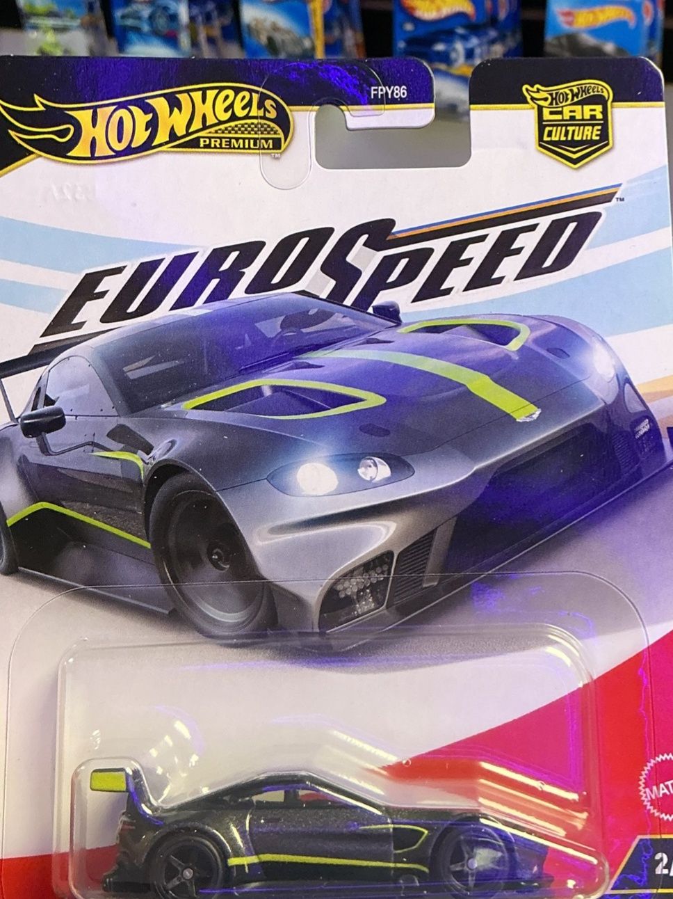 2025 Hot Wheels Car Culture Premium Euro Speed 2/5  Aston Martin Vantage GTE Car