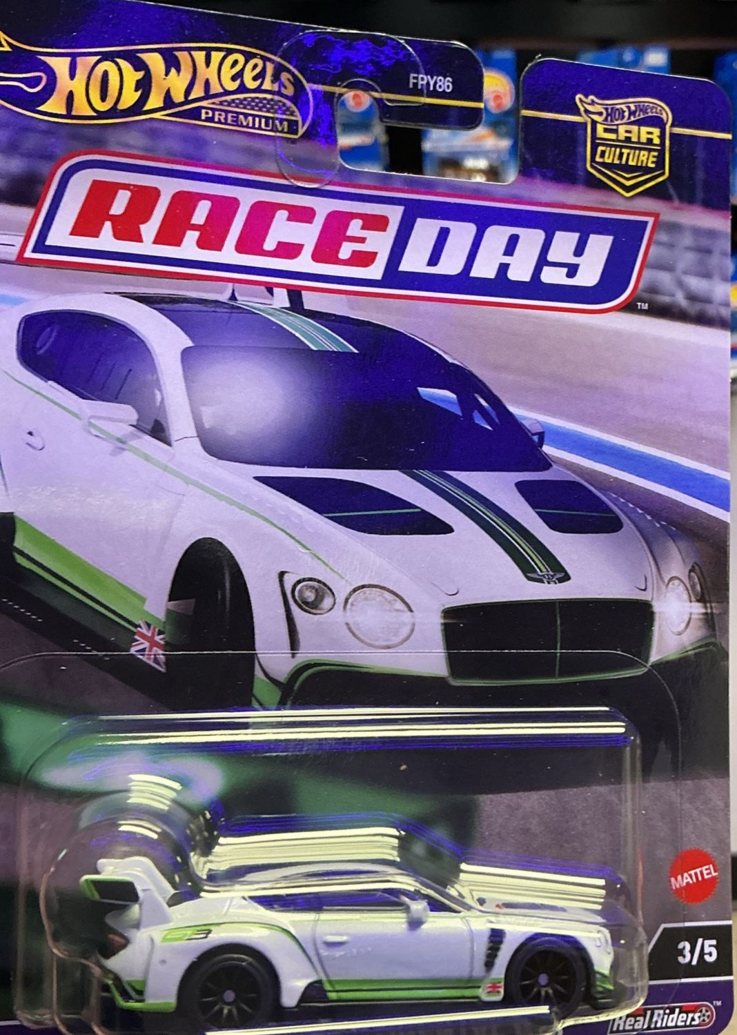 2024 Hot Wheels Premium Car Culture Race Day -2018 Bentley Continental GT3 - 3/5