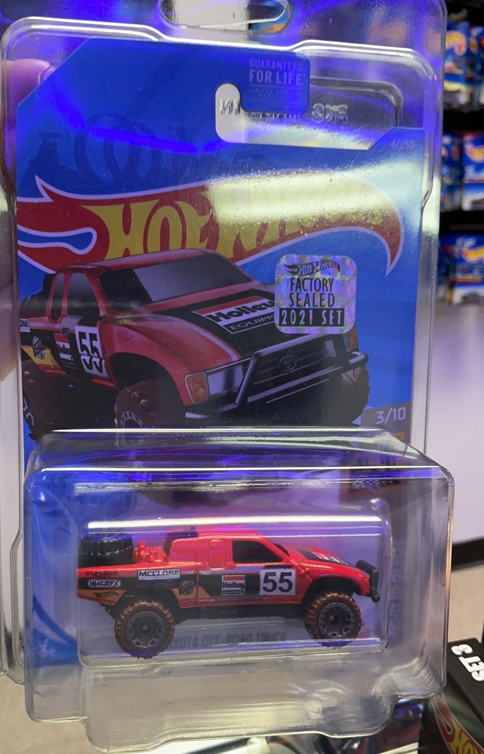 Hot Wheels Toyota Off-Road Truck Red #4/250 2021 Baja Blazers 3/10