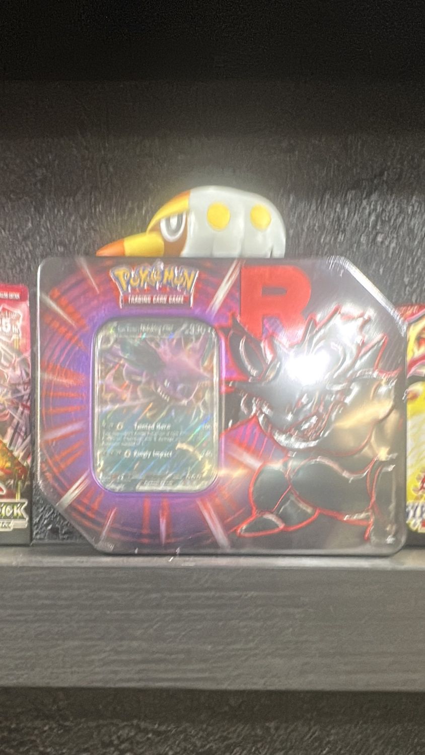 Pokemon Team Rocket Nidoking EX Tin