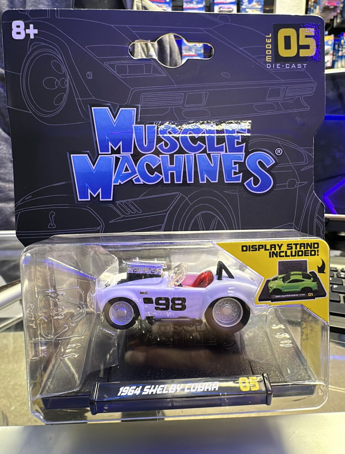Muscle Machines 1964 Shelby Cobra 1:64 Die-Cast Car Series 1 Model 05 