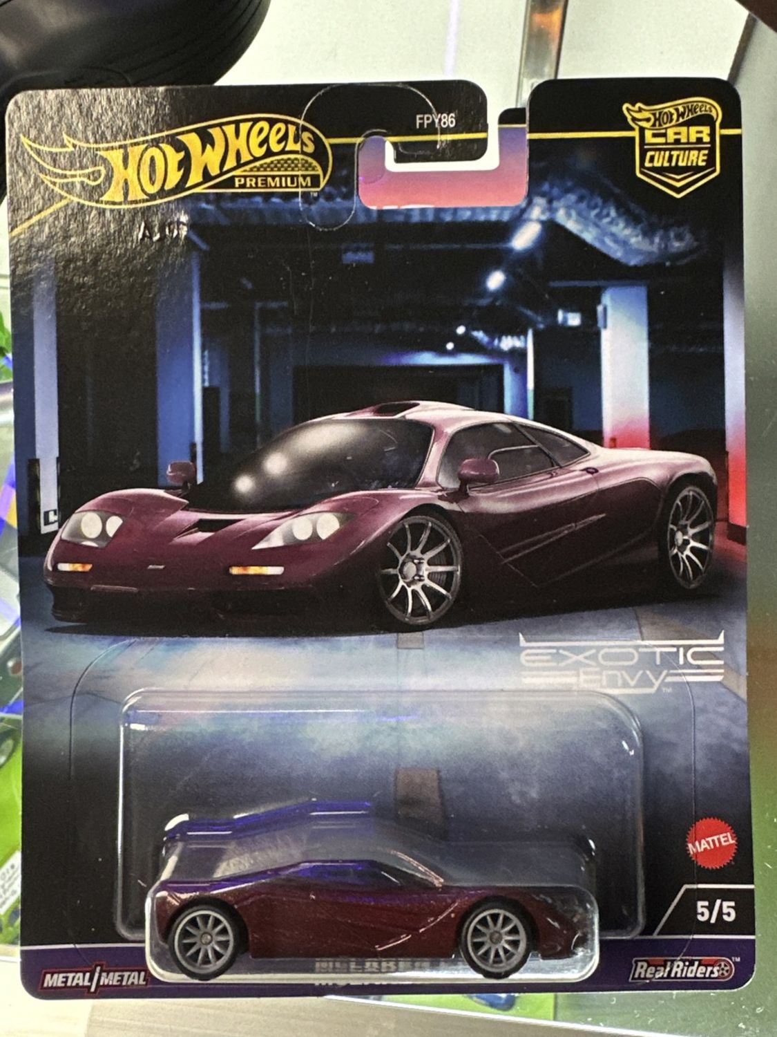Hot Wheels Premium Car Culture Exotic Envy McLaren F1