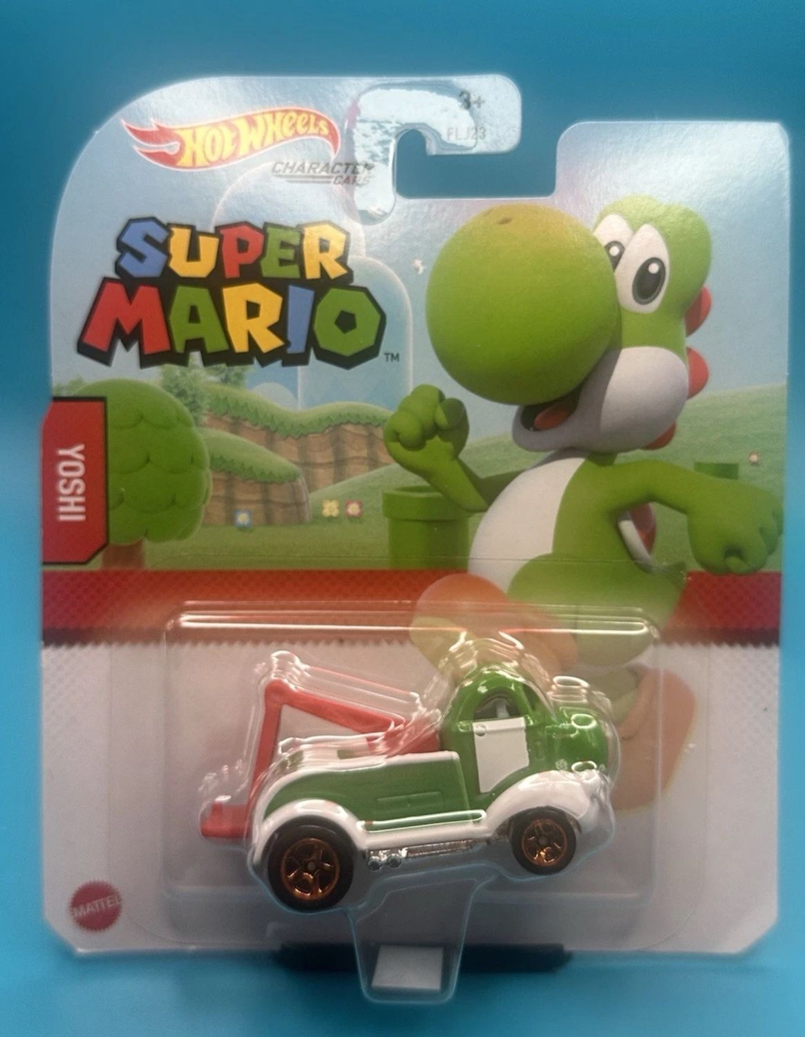 Hot Wheels 1:64 Scale Diecast 2017 Super Mario "YOSHI" Character Cars - FLJ26