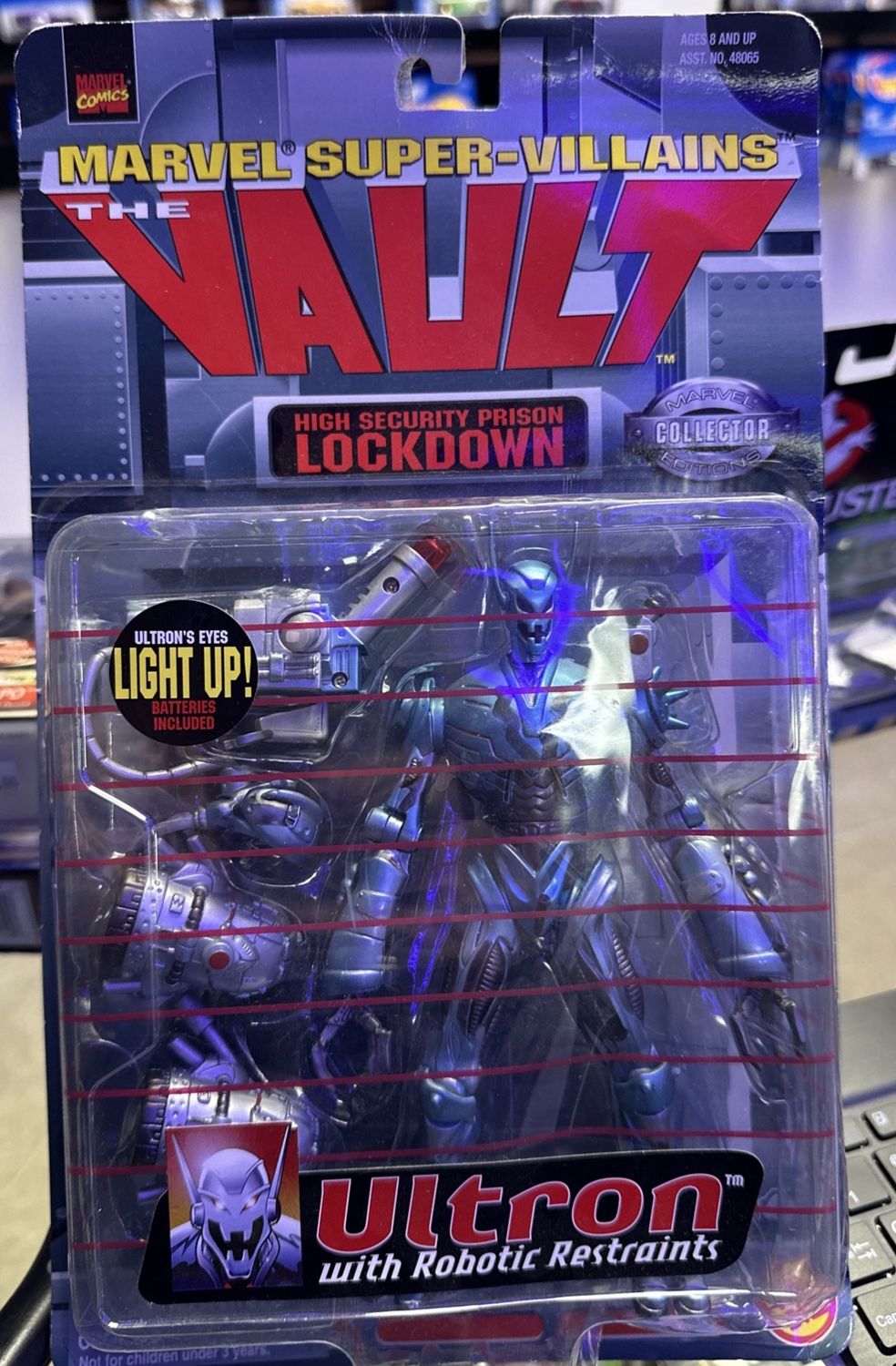 NEW 1998 Toy Biz Marvel Super Villians The Vault Action Figure "ULTRON"