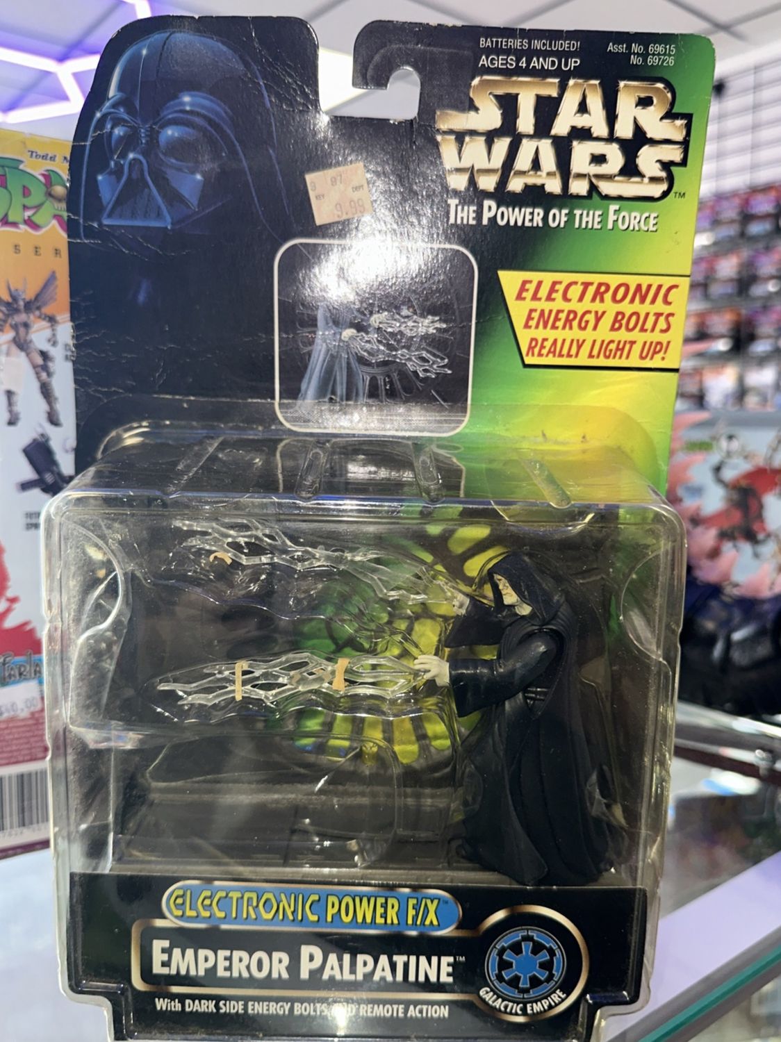 Star Wars Power of the Force POTF Electronic Power Emperor Palpatine