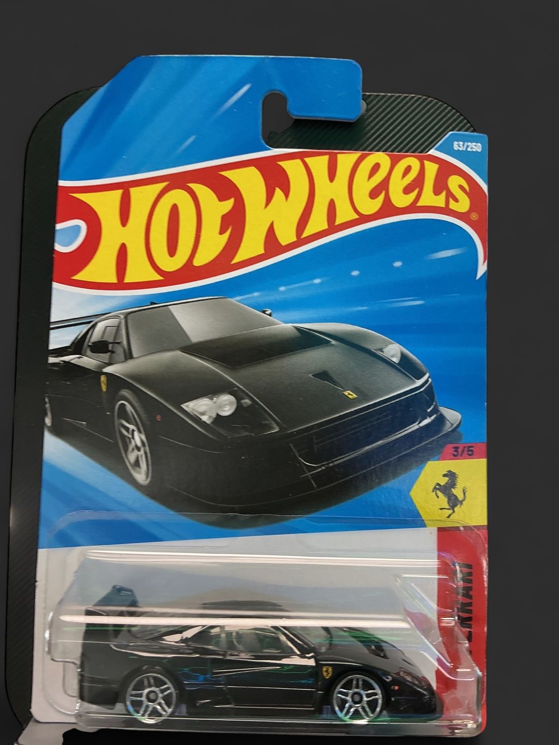 Hot wheels Ferrari F 40 competizione black