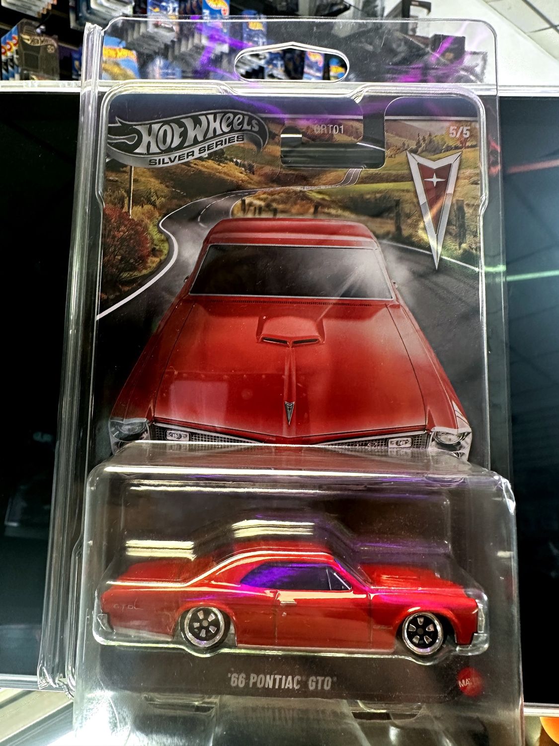 2025 Hot Wheels Silver Series '66 Pontiac GTO CHASE Metal Base GRT01
