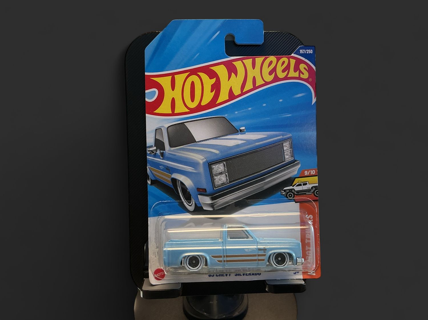 Hot Wheels 2025 Mainline HW Hot Trucks '83 Chevy Silverado Light Blue #157