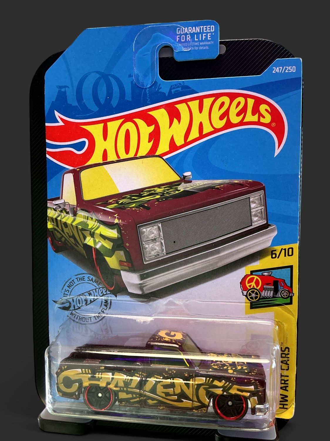 2019 HOT WHEELS 1983 CHEVROLET SILVERADO HW ART CARS 6/10