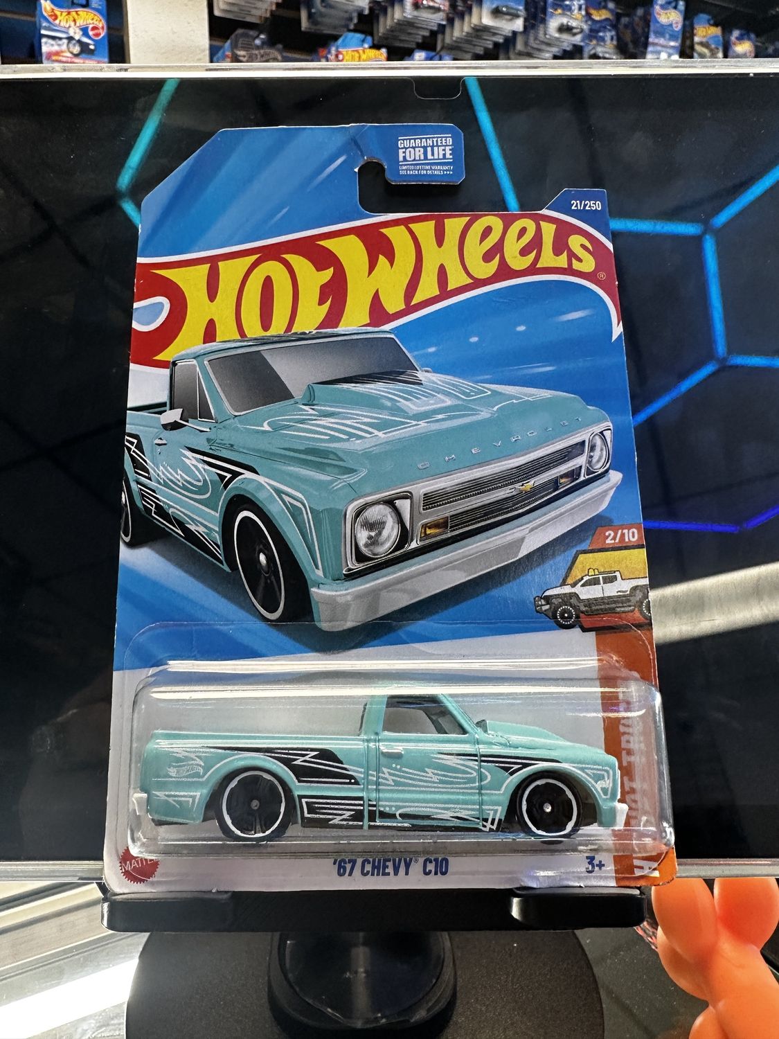 67 Chevy C 10 hot wheels hot truck trucks teal