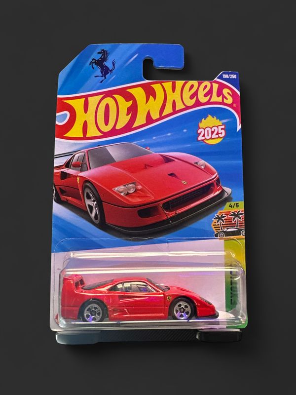 Hot Wheels Ferrari F40 Competizione HW Exotics 4/5 Mainline Red 2025