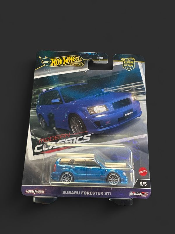 2024 Hot Wheels Premium Subaru Forester STI [Modern Classics Series] #5/5 Blue