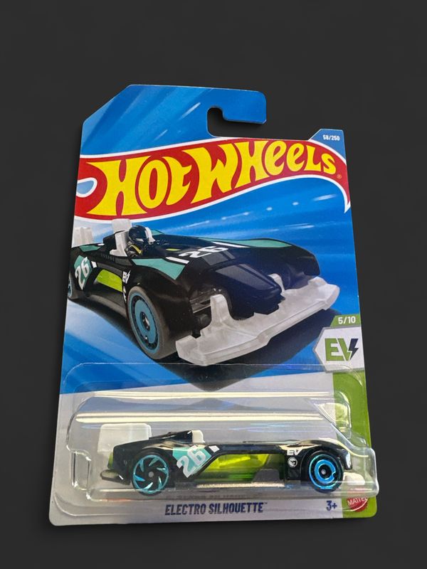 2026 Hot Wheels ~ Electro Silhouette ~ Regular Treasure Hunt ~ Black ~ C Case