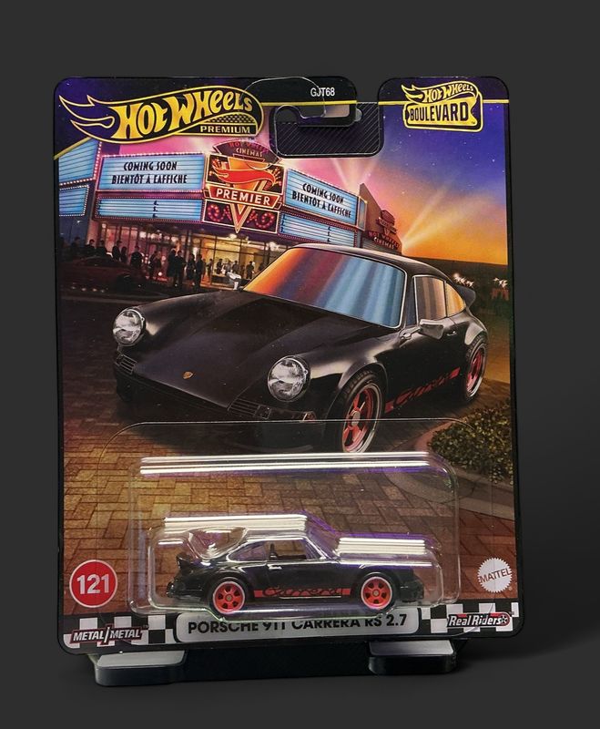 Hot Wheels 2025 Premium Boulevard Porsche 911 Carrera RS 2.7 Black #121