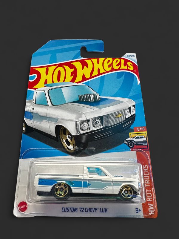 Hot Wheels 2024 Hot Trucks Custom '72 Chevy Luv 118/250 White Factory Sealed