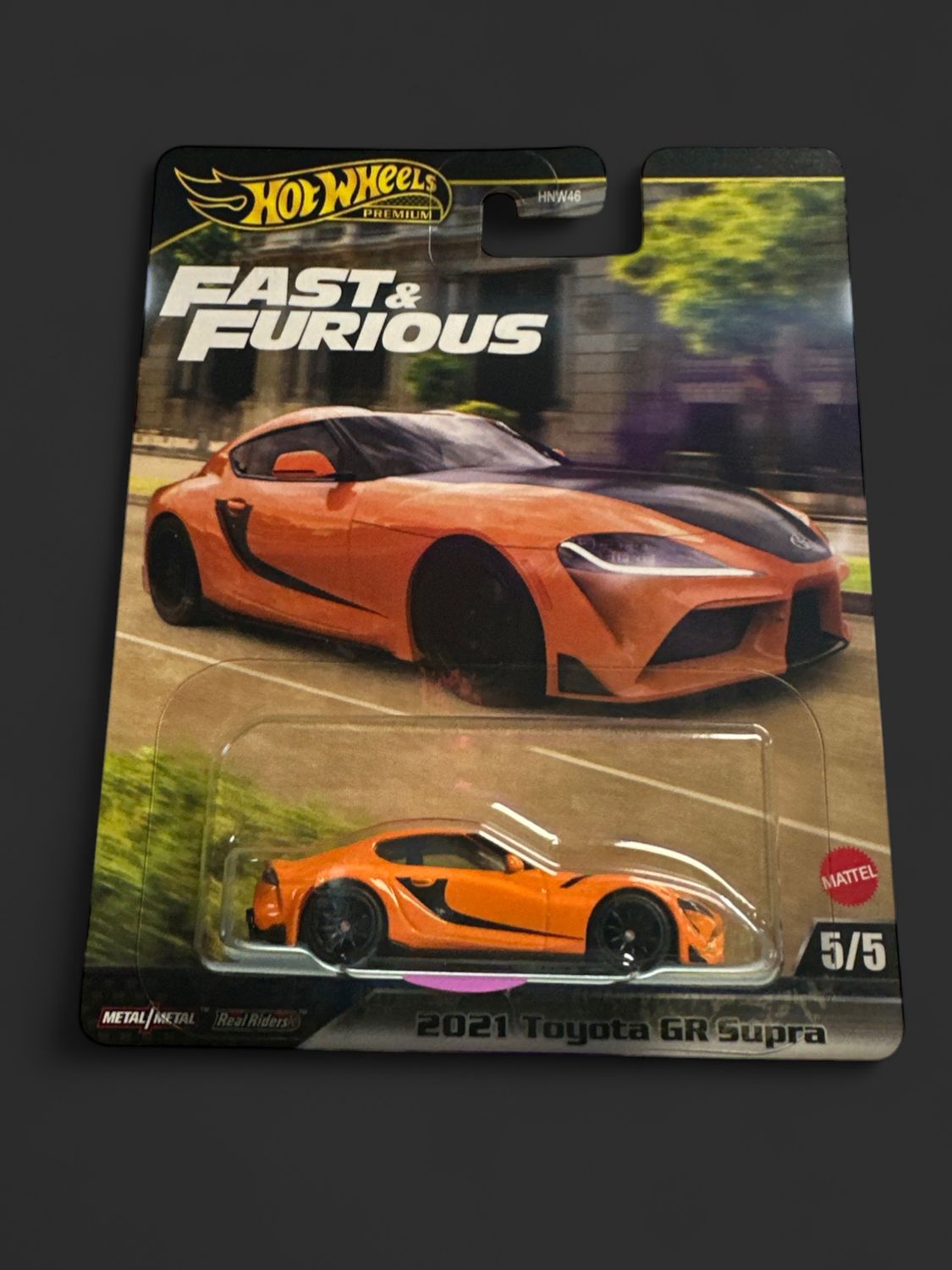 Hot Wheels 2025 Premium Fast Furious 2021 Toyota Gr Supra 5/5