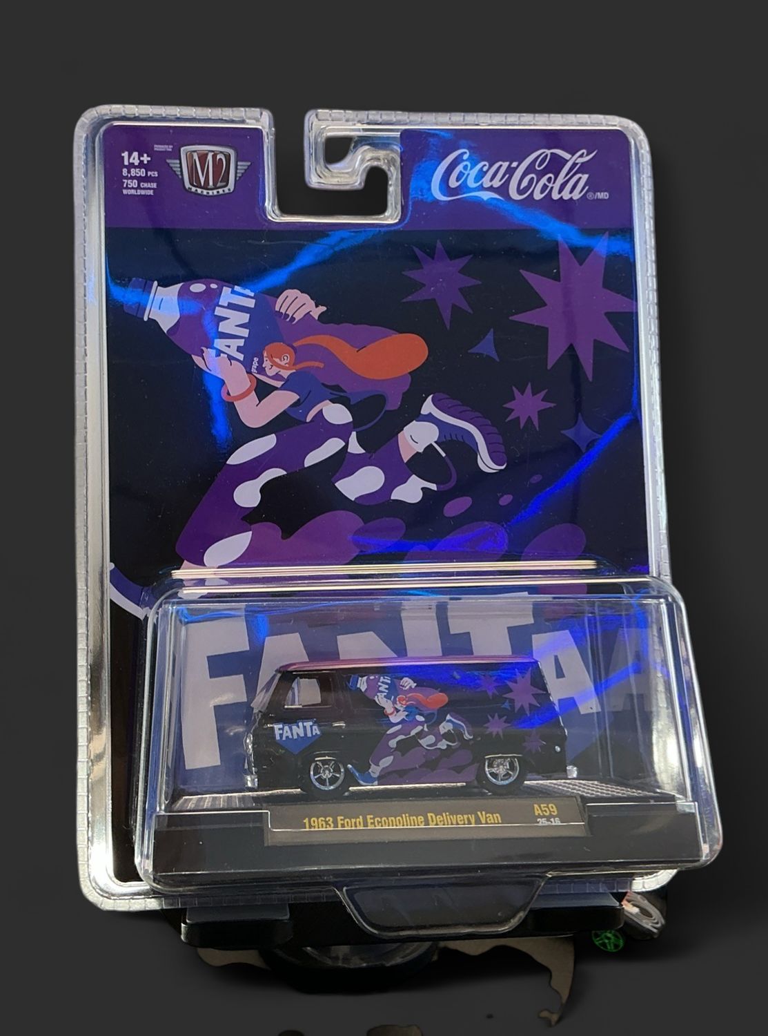 M2 Machines Coca Cola Fanta 1963 Ford Econoline Delivery Van Limited Edition.