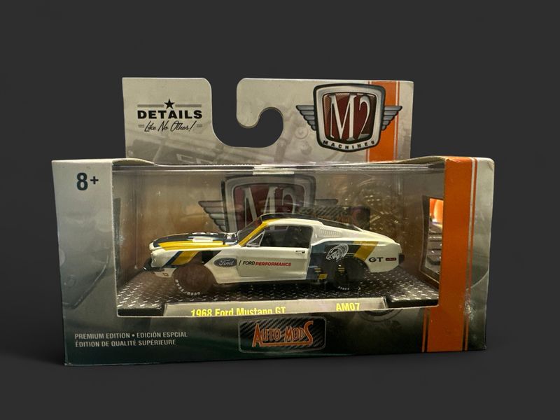 M2 1/64 Auto Mods 1968 Ford Mustang GT AM07 20-13 1/7000