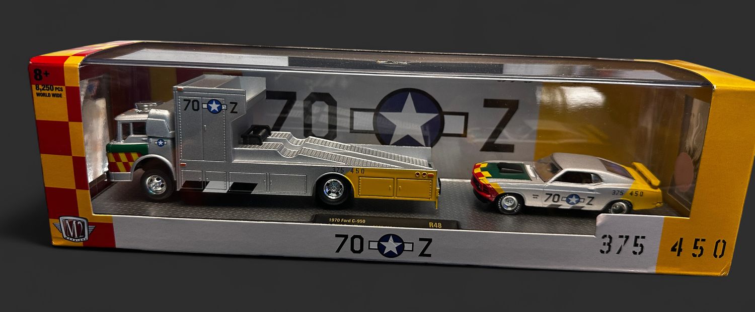 M2 MACHINES Autohauler R48 Air Force 70 Boss 429 Mustang + 70 C950 LTD ED NEW