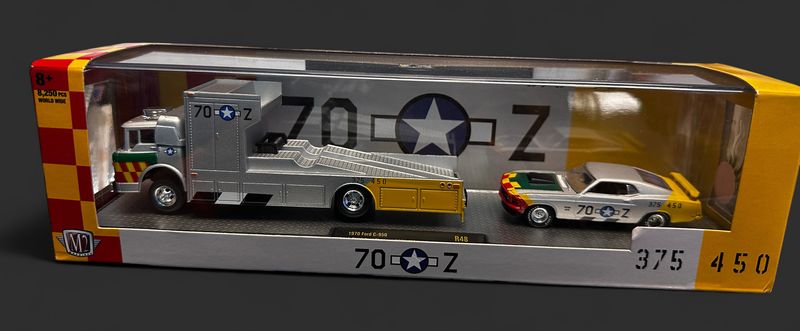 M2 MACHINES Autohauler R48 Air Force 70 Boss 429 Mustang + 70 C950 LTD ED NEW