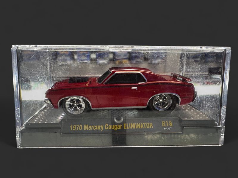 M2 MACHINES 1970 MERCURY COUGAR  XR7 RED  1:64 2010 DIECAST CASTLINE K