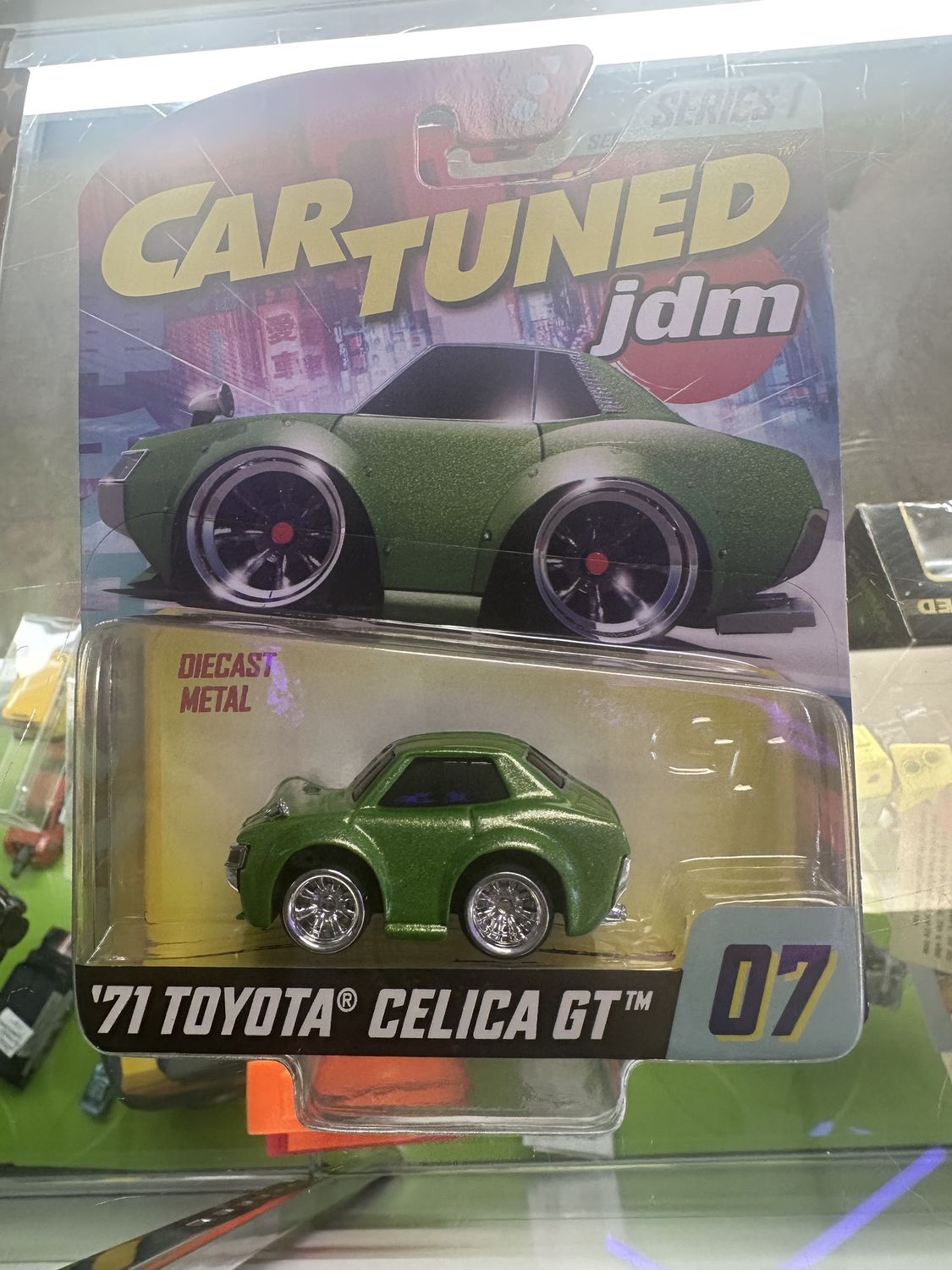 Car Tuned JDM Series 1 Green 71 Toyota Celica GT