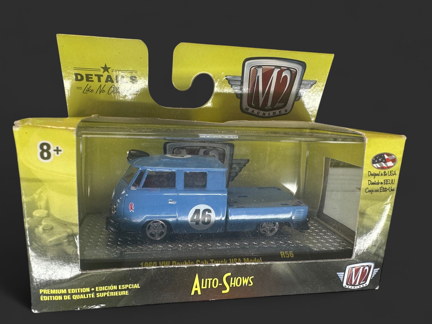M2 Machines Auto-Shows 1960 VW Double Cab Truck USA Model R56