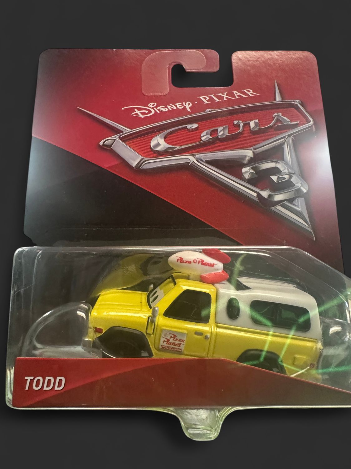 Disney Pixar Cars 3 Todd Pizza Planet Delivery Truck 1:55 Diecast Mattel