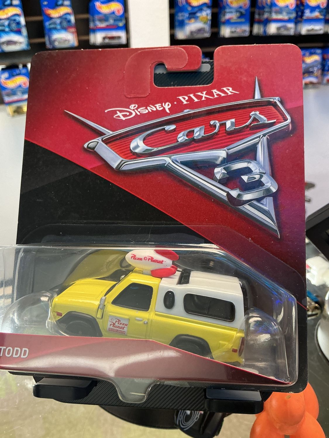 Disney Pixar cars three Todd pizza planet