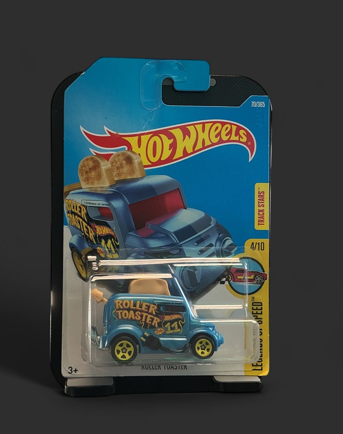 Hot wheels, roller coaster blue