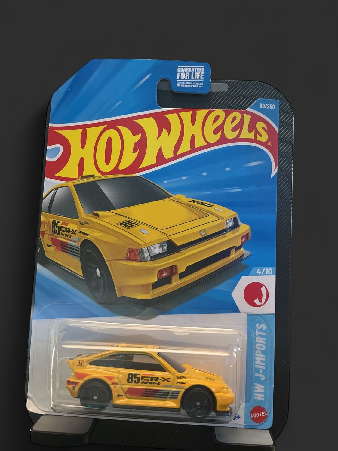 Hot Wheels Original 2026 Mainline Case D 1985 Honda CR-X Yellow 89/250