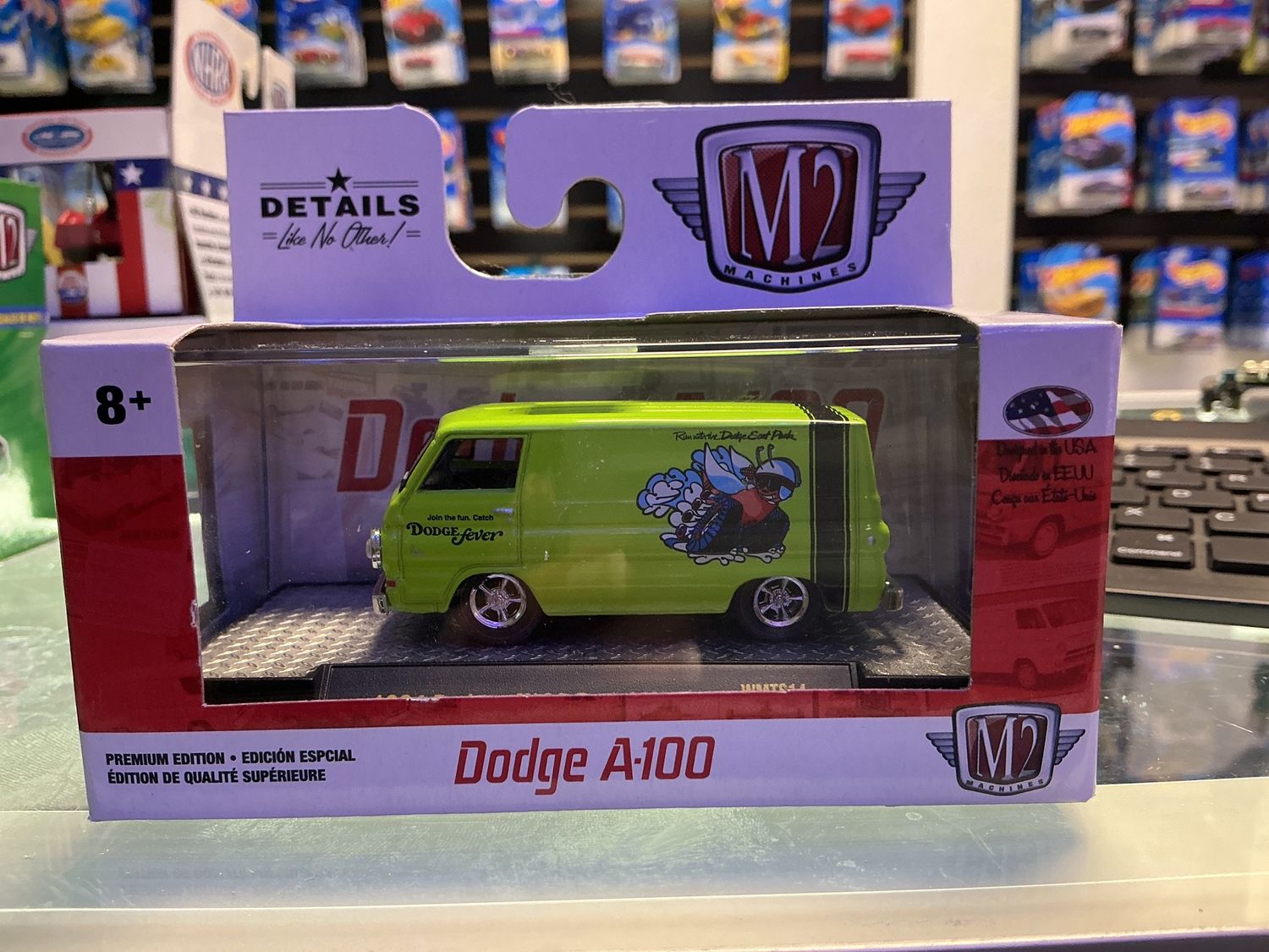 Go to 1964 Dodge a 100 panel van green