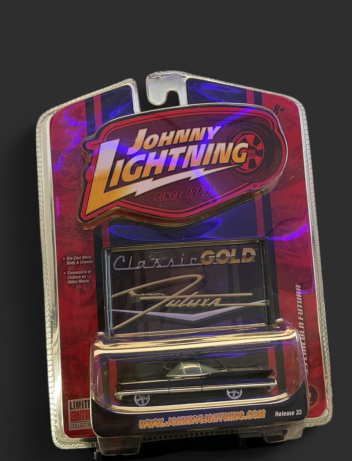 Johnny lightning classic gold 55 Lincoln Futura